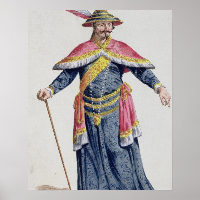 Yu Kaiser der China von 'Receuil des Estampes, Re Poster (Vorne)