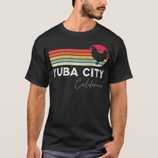 Yuba City California Retro-Hähnchenliebhaber-Souve T-Shirt