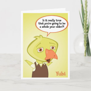 Yubi Geburtstags-Karte Karte