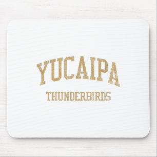 Yucaipa High School Hs Yucaipa Ca Vintage Srts Mousepad