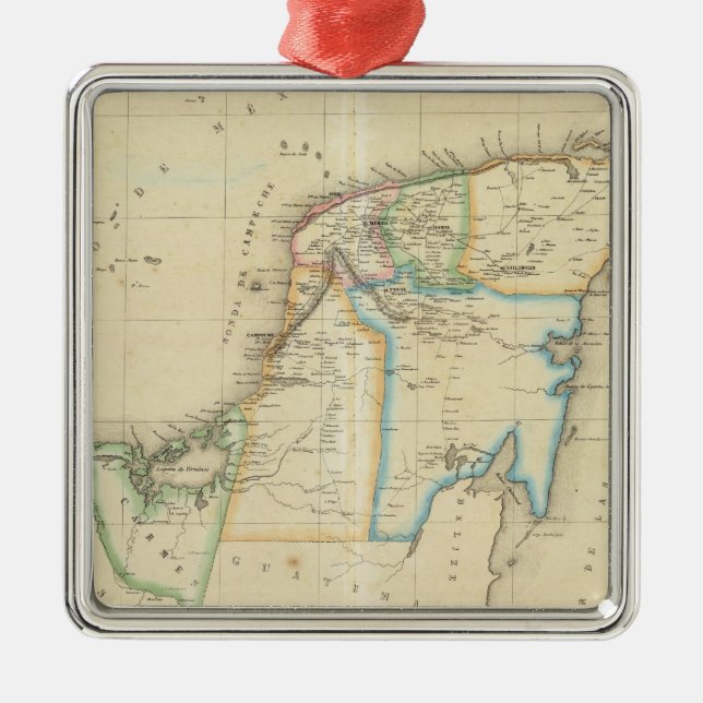 Yucatan, Mexiko Ornament Aus Metall (Vorne)