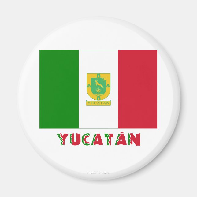 Yucatán Unofficial Flag Magnet (Vorne)