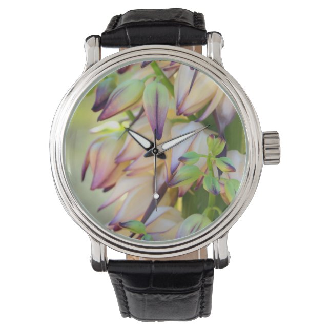 Yucca-Blume-Armbanduhr Armbanduhr (Vorderseite)