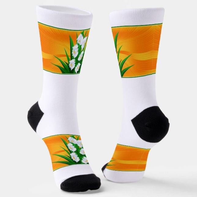Yucca-Blume Socken (Gewinkelt)