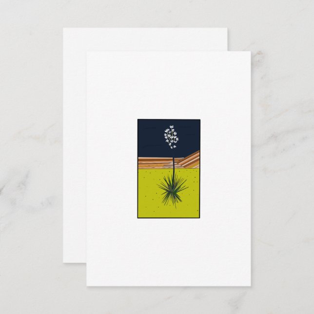 YUCCA DANKESKARTE (Vorne/Hinten)