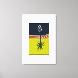 YUCCA LEINWANDDRUCK