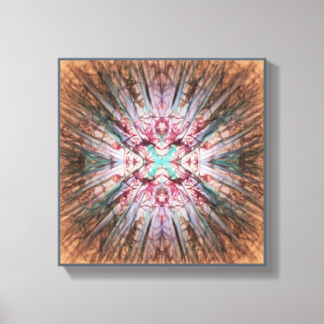 Yucca Warm Glow Leinwanddruck (Vorderseite)