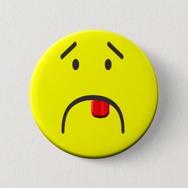 "Yuck Knopf Button (Vorderseite)