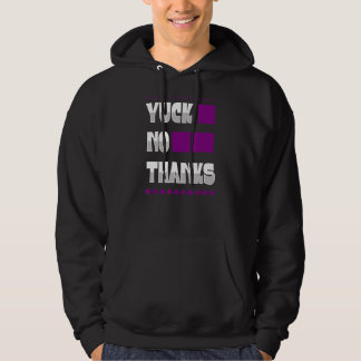 Yuck No dank Ace Symbol asexual Stolz Ästhetik Hoodie