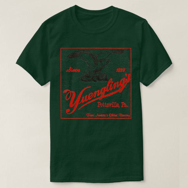 Yuenglings Pottsville PA Vintage Brauerei T-Shirt (Design vorne)