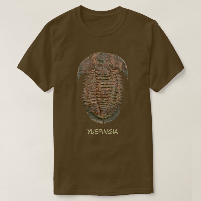 Yuepingia Fossil Trilobit T-Shirt (Design vorne)