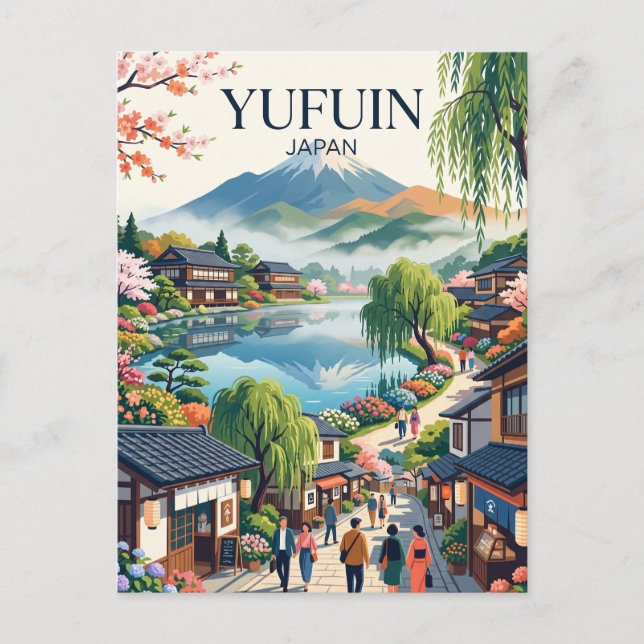 Yufuin Japan Postkarte (Vorderseite)