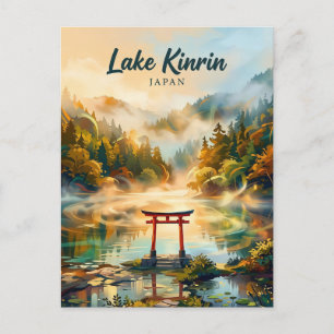 Yufuin-See Kinrin Japan Postkarte