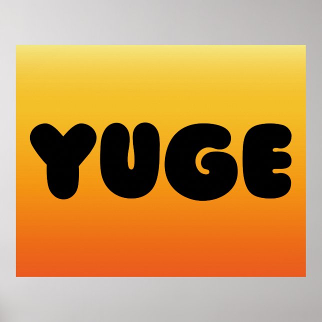 YUGE DESIGN POSTER (Vorne)