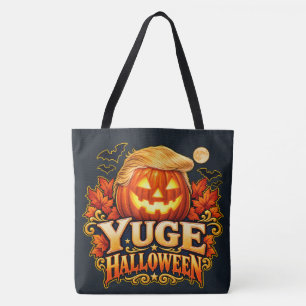 YUGE Halloween-Frisur Kürbis Holzkohle
