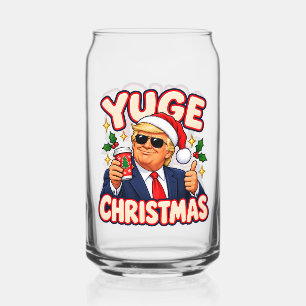 YUGE Weihnachten Santa Shades Zwei-Seiten-Dose Dosenglas
