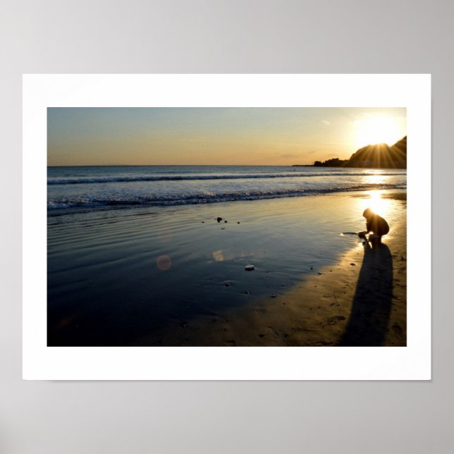 Yuigahama Beach: Kamakura, Japan Poster (Vorne)