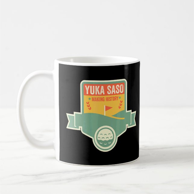 Yuka Saso Golfer Filipino Japanischer Teen Gewinne Kaffeetasse (Links)