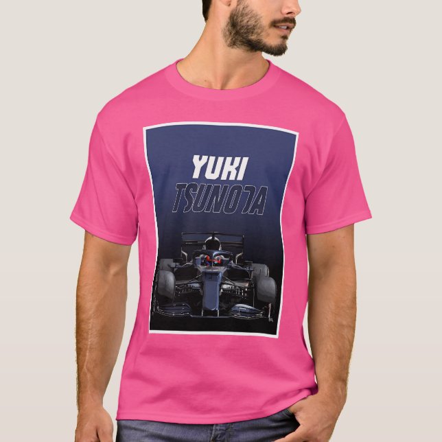 Yuki Tsunoda Alpha Tauri T-Shirt (Vorderseite)