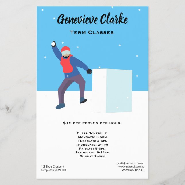 Yukigassen Flyer (Vorne)