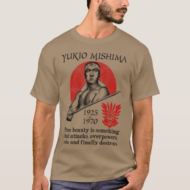 Yukio Mishima Double friends vintage T-Shirt (Vorderseite)