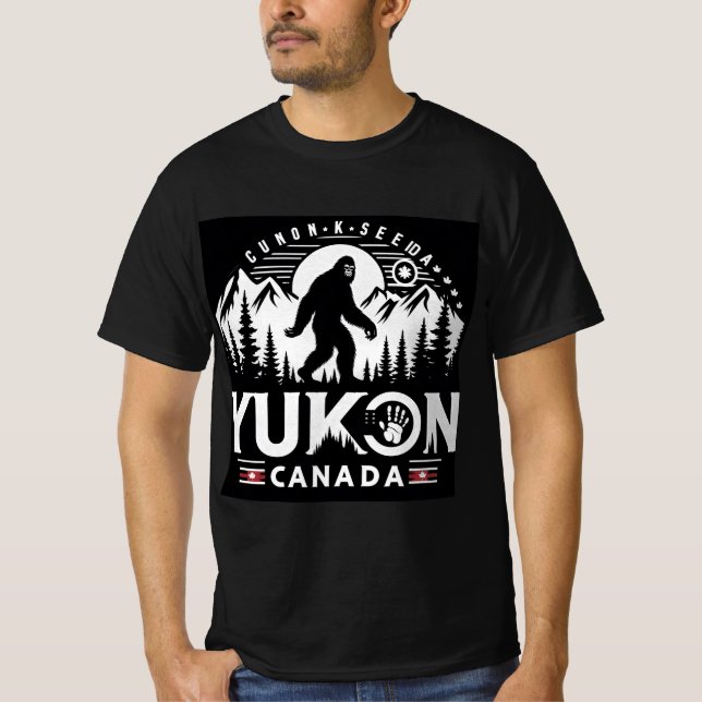 Yukon Canada Bigfoot T-Shirt (Vorderseite)