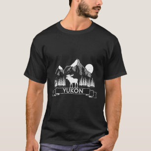Yukon Canada Mountain Moose Yukon Kanada T-Shirt