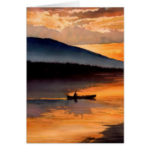 "Yukon-Durchgangs-" LandschaftsAquarell