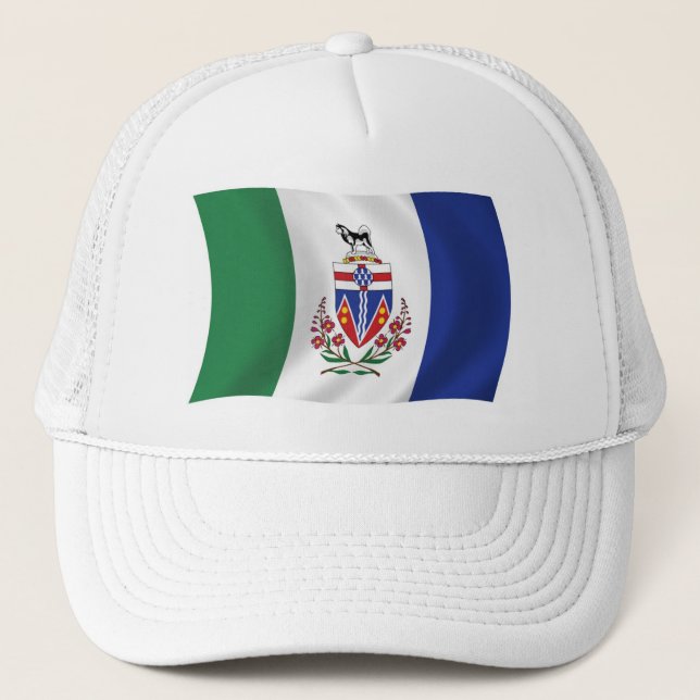 Yukon Flag Hat Truckerkappe (Vorderseite)