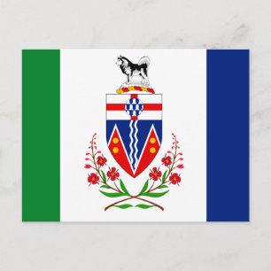 YUKON FLAG POSTKARTE