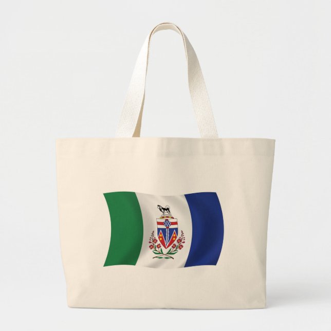 Yukon Flag Tote Bag Jumbo Stoffbeutel (Vorne)