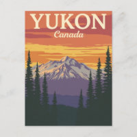Yukon Kanada Berg Sonnenuntergang