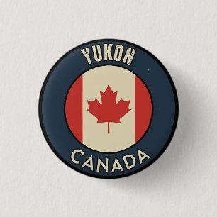 Yukon Kanada Button