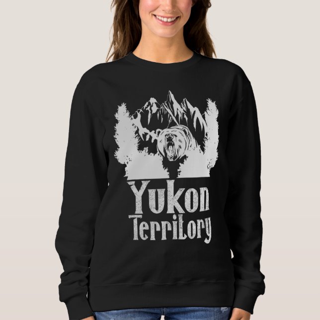 Yukon Kanada Naturbärengebirge Männer Vacat Sweatshirt (Vorderseite)