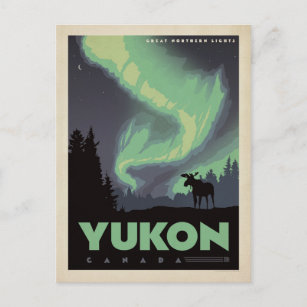 Yukon, Kanada Postkarte