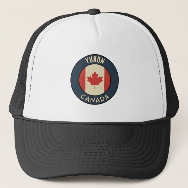 Yukon Kanada Truckerkappe (Vorderseite)