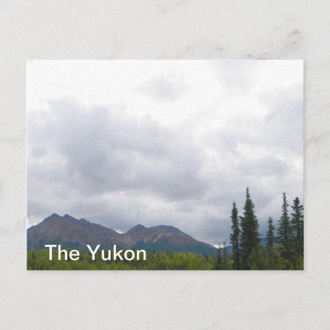 Yukon Landscape Postkarte (Vorderseite)