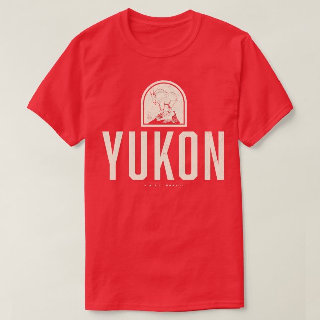 Yukon Mountain Goat Tan T-Shirt (Design vorne)