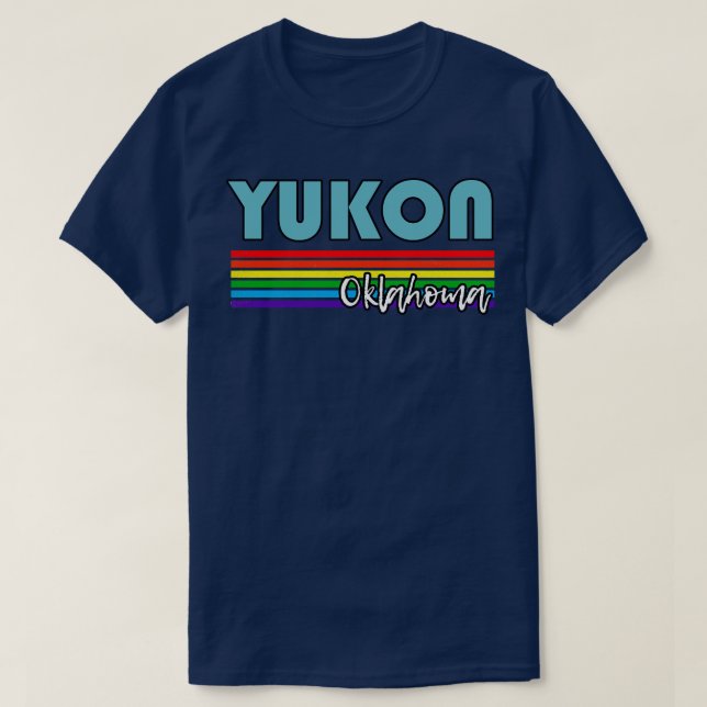 Yukon Oklahoma Pride Yukon LGBT-Geschenk Unterstüt T-Shirt (Design vorne)