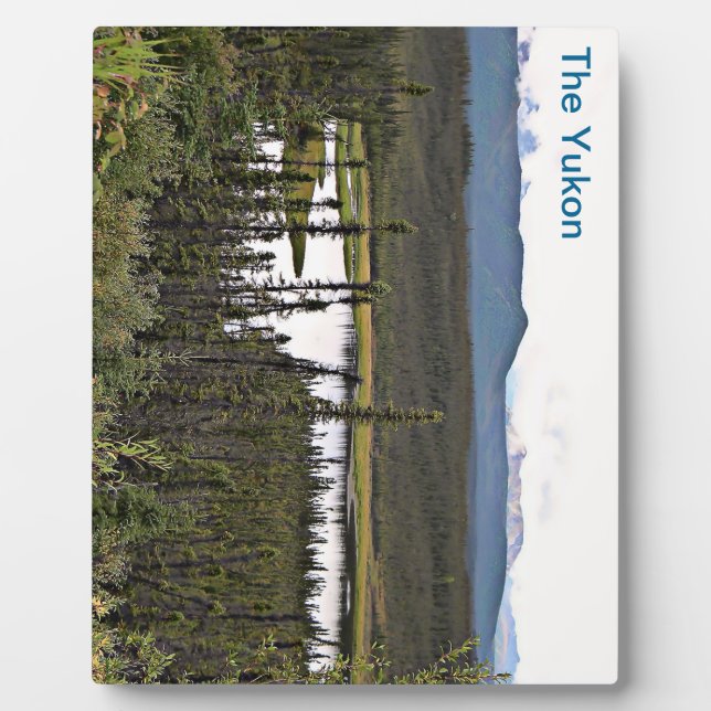 Yukon Pond Fotoplatte (Vorderseite)