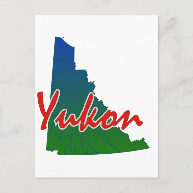 Yukon Postkarte (Vorderseite)