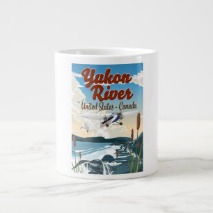 Yukon River USA Kanada Reiseplakat Jumbo-Tasse