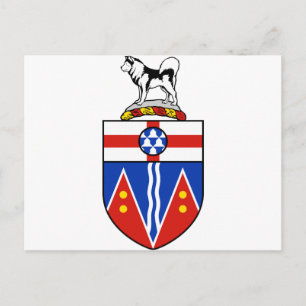 Yukon-Wappen Postkarte