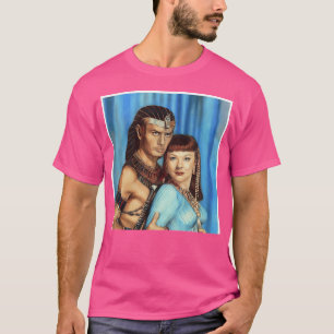 Yul Brynner und Anne Baxter Color Pencil Ww.Kei T-Shirt