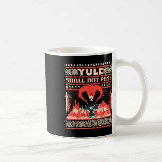 Yule Shall Not P Fantasy Wizard Holiday Pun Funny  Kaffeetasse
