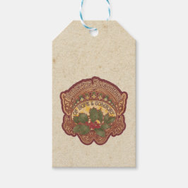 Yuletide Blessings Holiday Gift Tag Geschenkanhänger