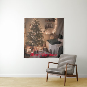 Yuletide Charm Wandteppich