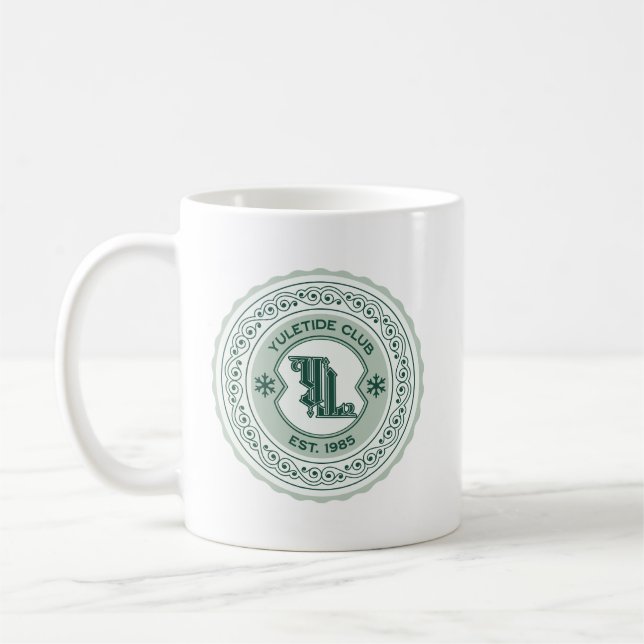Yuletide Club EST. 1985 Wappen Design Kaffeetasse (Links)