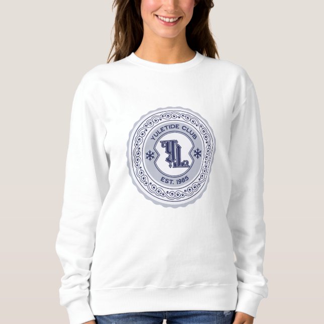 Yuletide Club EST. 1985 Wappen Design Sweatshirt (Vorderseite)