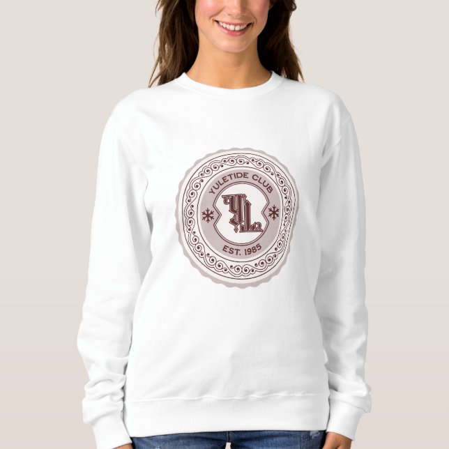 Yuletide Club EST. 1985 Wappen Design Sweatshirt (Vorderseite)